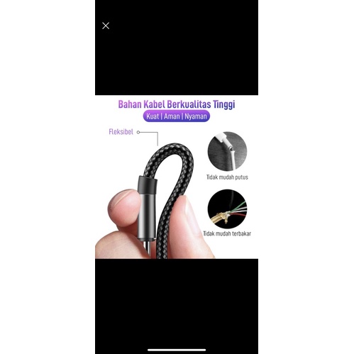3 In 1 120W 6A Kabel Data Pengisian Super Cepat Silikon Cair Kabel Data Pengisian Cepat Untuk Kabel Data Micro USB Type-C