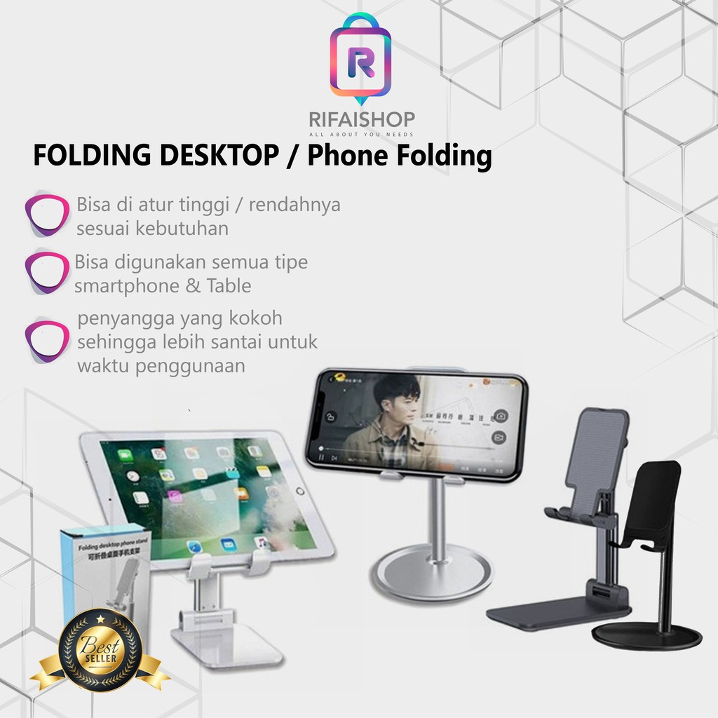 FOLDING DESKTOP Support Stand / universal Phone Stand Holder Handphone