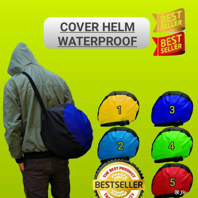 Sarung Helm Waterproof Anti Air /mantel helm cover helm tas helm waterproof /anti air