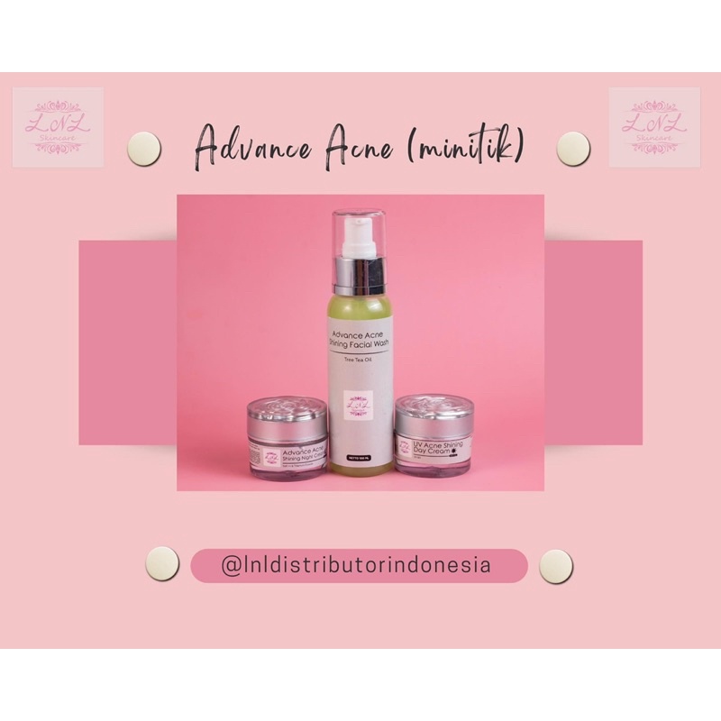 PAKET MINITIK ACNE LNL SKINCARE