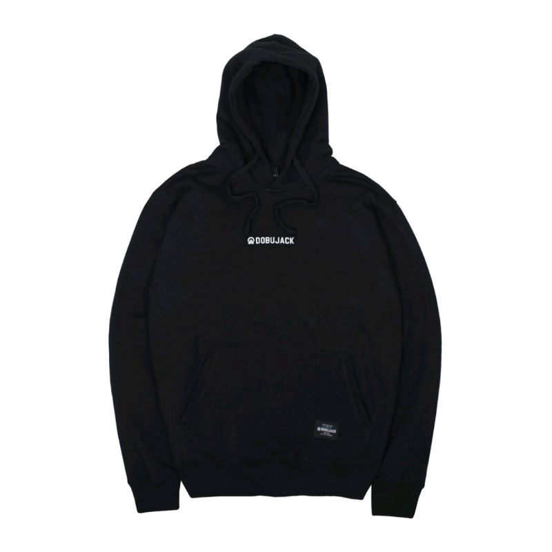 Dobujack Sweater Hoodie Little abstrack Neavy black