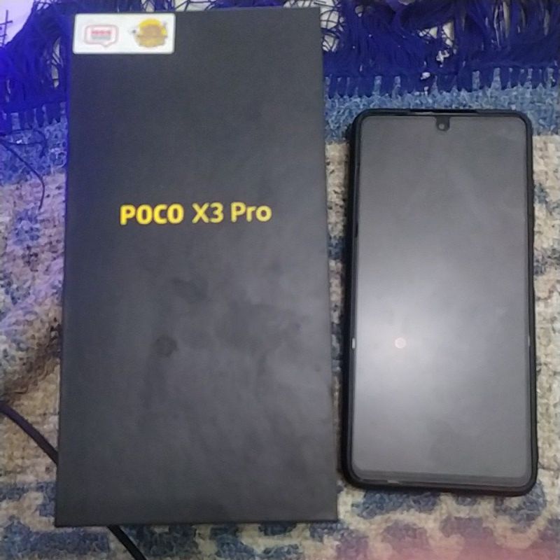 POCO X3 PRO NFC 8/256GB SECOND MULUS WARNA PROST BLUE BONUS SOFT CASH 2 & TEMPERED GLASS HP GAMING #