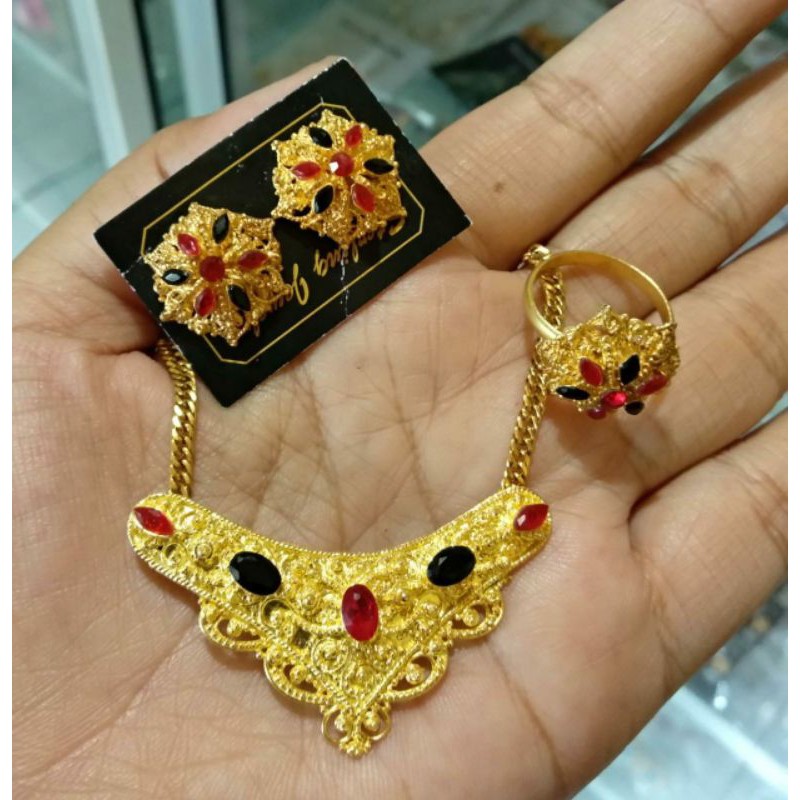 set kalung alpaka bali