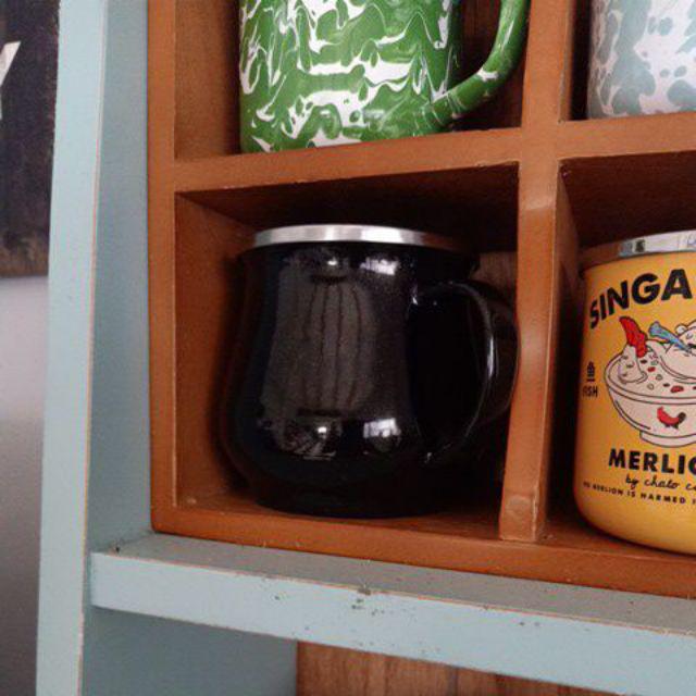 Mug Enamel Hitam 9 Maspion (harga Satuan)