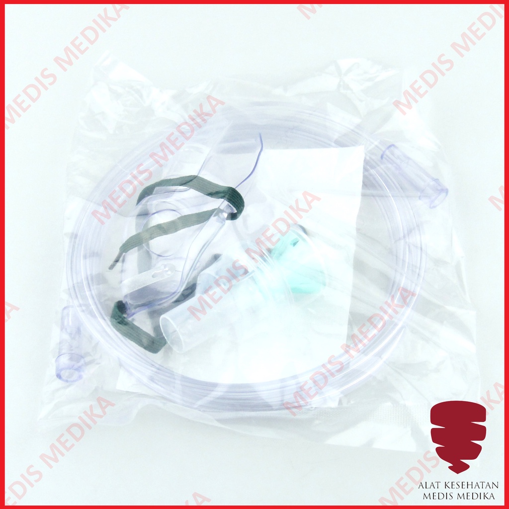 Masker Nebulizer M Anak GEA Nebuliser Mask Nebul Udara Uap Alat Bantu Pernafasan Child Medium