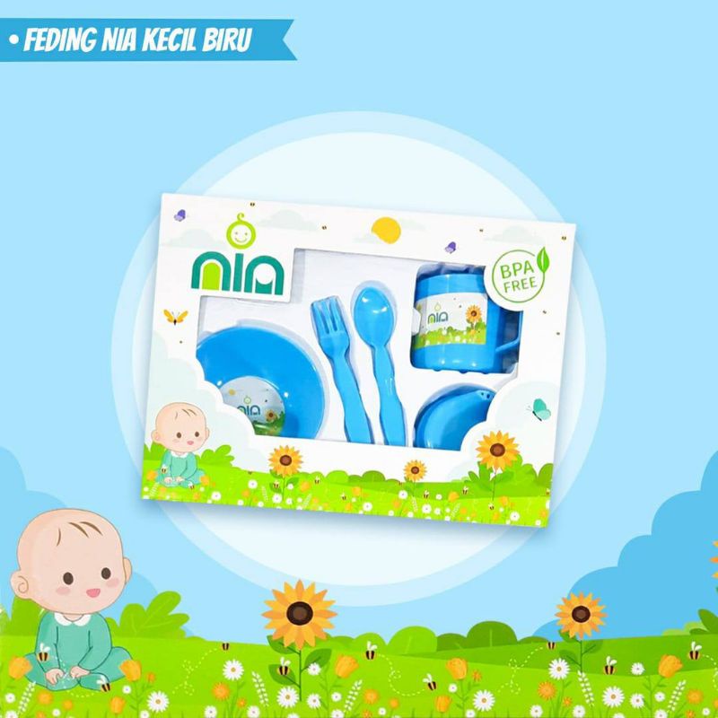 Tempat Makan Feeding Set NIA