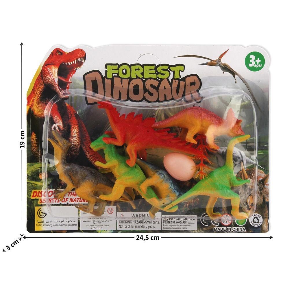 Mainan Dino Mainan Anak Figure Forest Dinosaur Miniatur Hewan Purba Mainan Dino