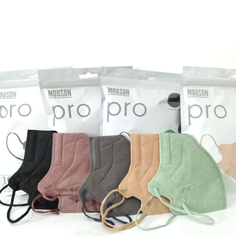 Masker Kn95 KN 95  Pro Shumu Wemask  Mouson 5D Mix Soft Warna Warni  Hitam Putih 5 PLY Prptective Di