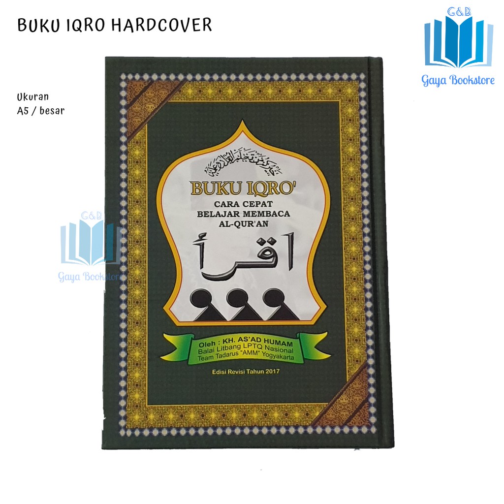 Buku Iqro Hardcover - Besar A5 Premium Jilid jahid