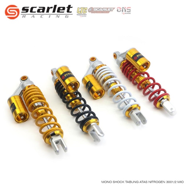SHOCKBREAKER BELAKANG VARIASI TABUNG NITROGEN UKURAN 310MM YAMAHA MIO M3/SOUL GT125/AEROX125/LEXI
