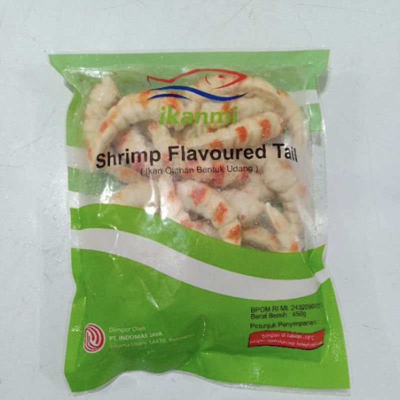 

IKANMI Shrimp Tail 450gr ( kue ikan bentuk udang )