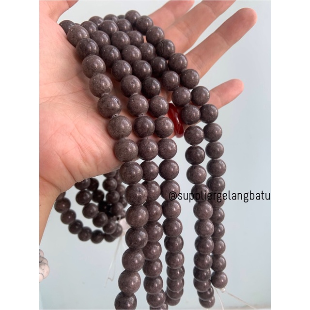 BROWN CORAL 12mm SERAT KAPUR LIMITED bahan kesehatan premium akik