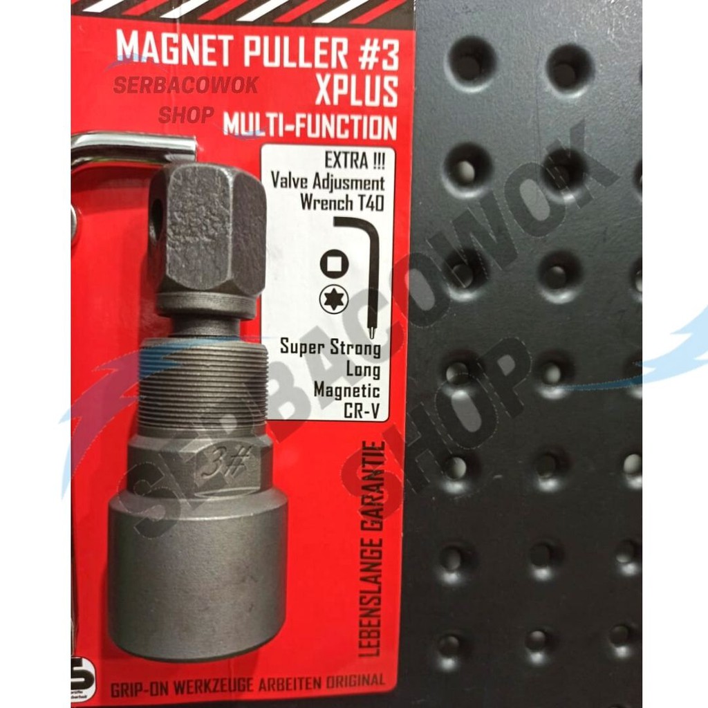 Grip On Treker Magnet Puller No 3 Bonus Kunci Stel Klep Motor T40 Termurah Berkualitas