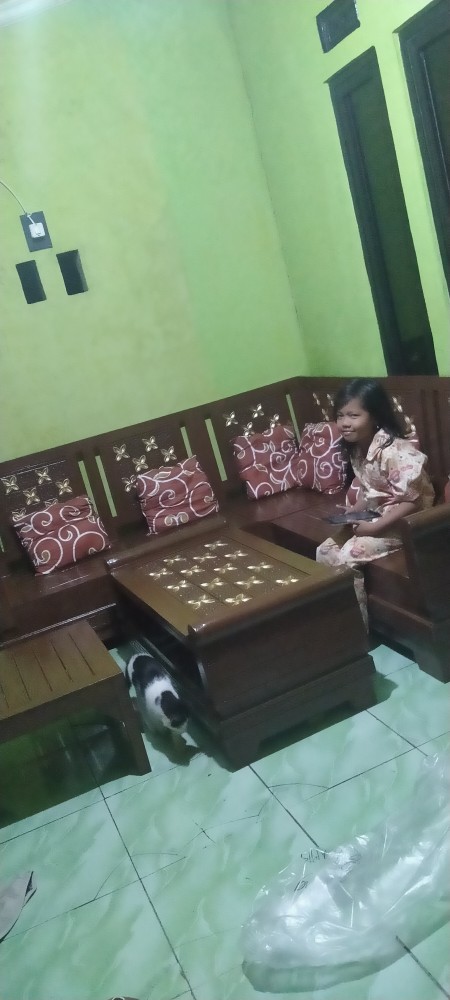 Kursi Sudut Jati Kursi Tamu Jati Kursi Pojok L Kursi Sudut Kayu Minimalis