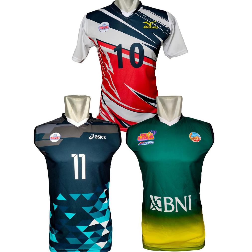 Kaos Voli Jersey Voly Atasan Volley Printing Baju Proliga