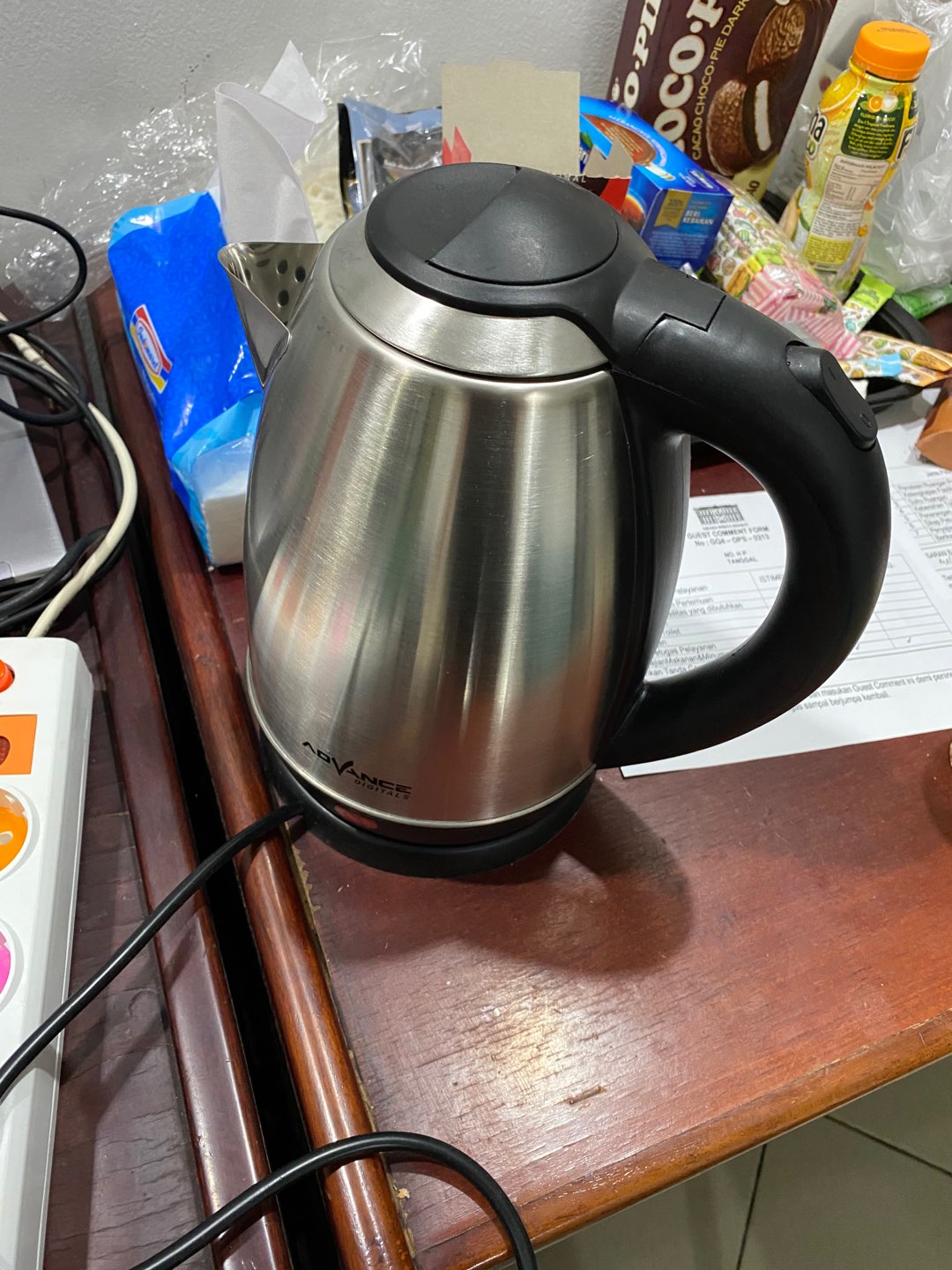 Kettle Listrik Teko Listrik Advance Ak 181 Ak181 Kapasitas 1,8 Liter
