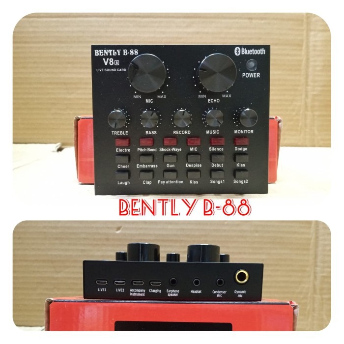 BENTLY B-88 LIVE SOUND CARD V8s