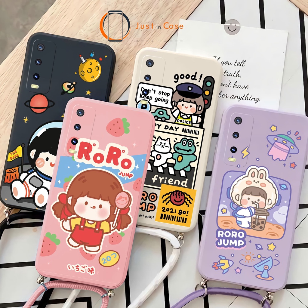 Sling Case Macaron Softcase Tali (UV13) Vivo Y21 Y21S Y21T Y21A Y33S Y33T Y20 Y12S Y20S Y15S Y01 V23E V21 V20 SE V20 Y30 Y50 Y11 Y12 Y15 Y17 Y91 Y93 Y95 Y15s Y51 Y51A V17 V19 S1 S1 PRO Z1 PRO V15 V11 Y91C Y53S