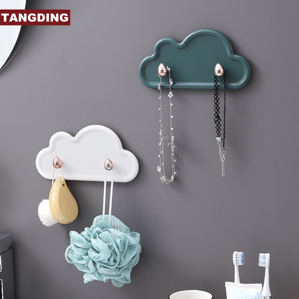 【COD Tangding】Kait Gantungan Kunci Model Ganda Untuk Kamar Mandi