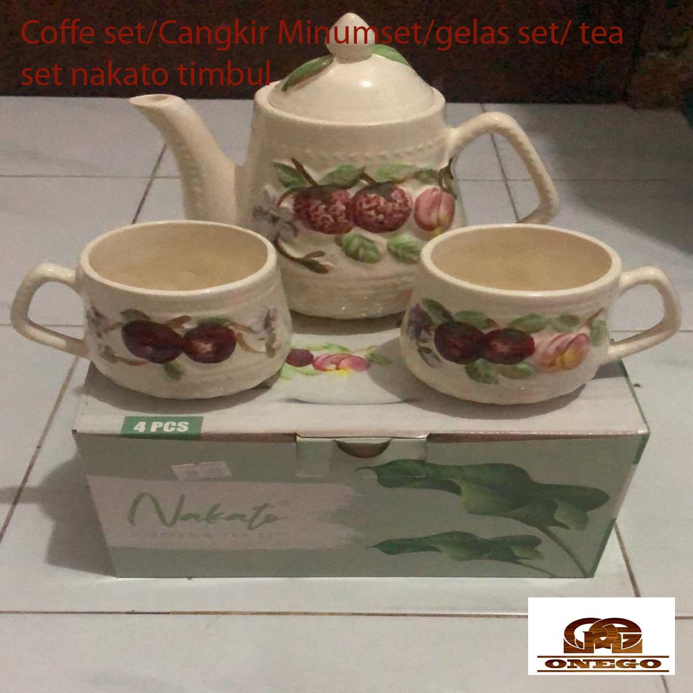 Coffee set/Cangkir Minumset/gelas set/ tea set nakato timbul