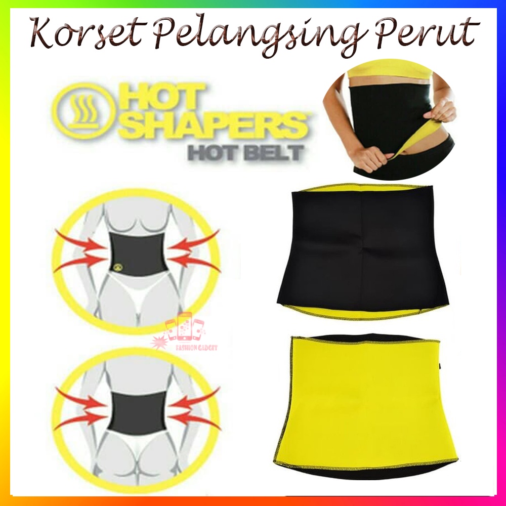 Korset Pelangsing Perut Korset Belt Hot Shaper Alat Pengecil Pinggang Alat Pelangsing Perut Sports