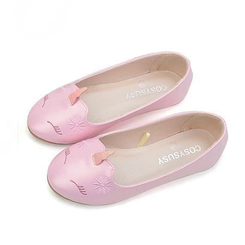 Sepatu Flat Shoes Anak Perempuan Unicorn Glossy HORN