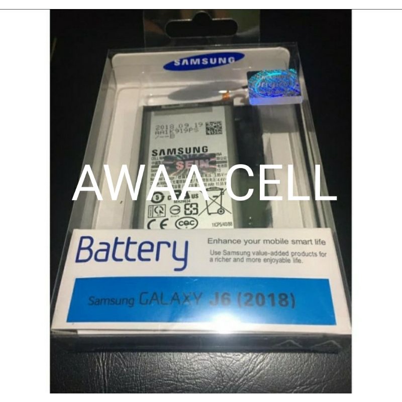 BATERE BATERAI BATTERY BATRE SAMSUNG GALAXY J600 J6 J6 2018 ORIGINAL SEIN SAMSUNG BATERAI BATTERY