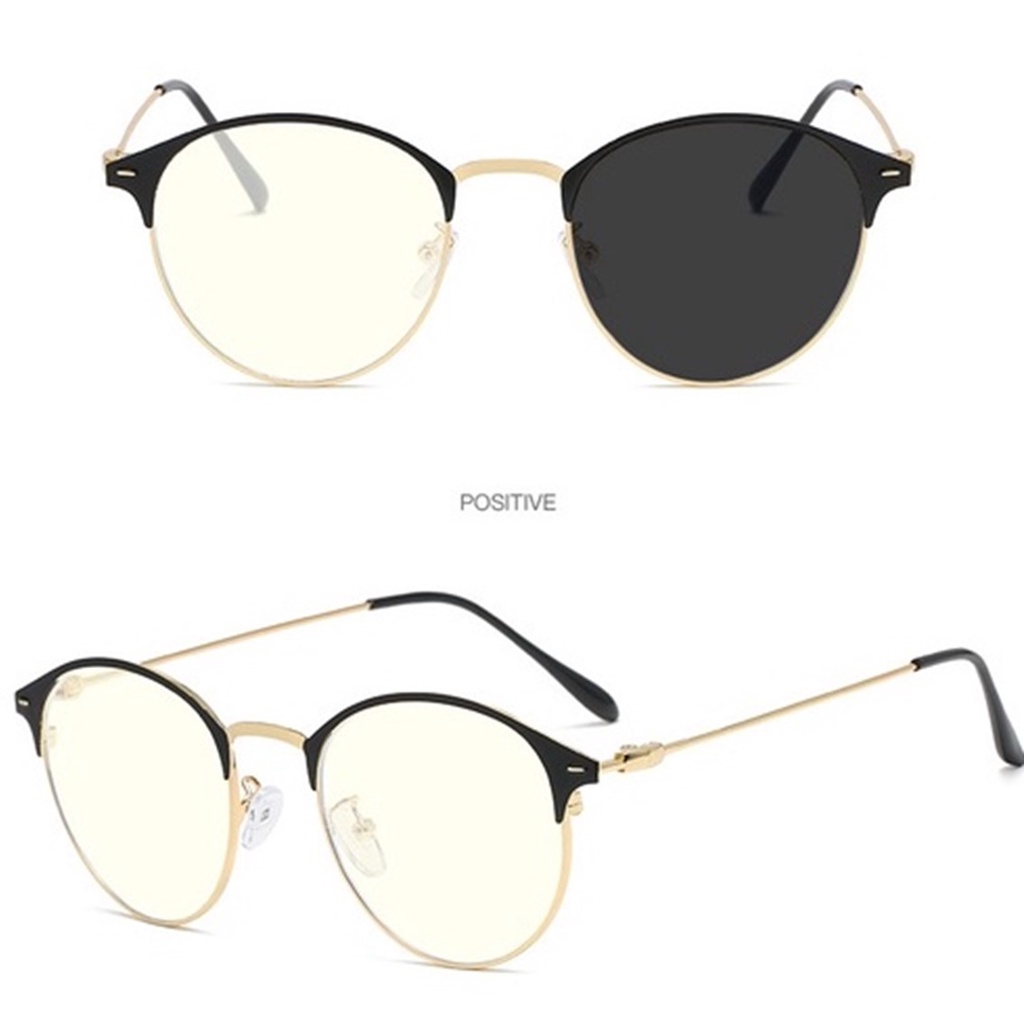 T&amp;Y Kacamata Photocromic Anti Radiasi 6492 Kaca Mata Wanita Pria Anti Silau Sunglasses Korean Style Photochromic Murah Import