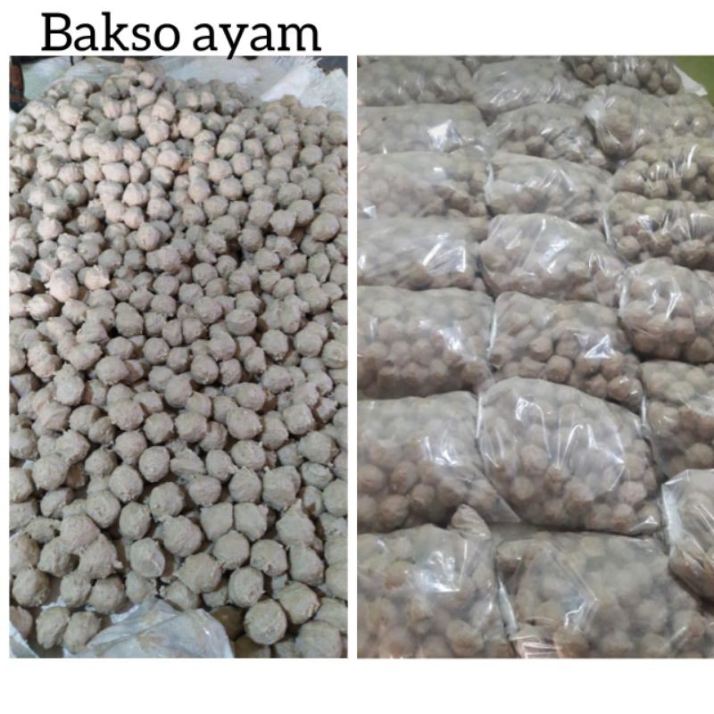 

Bakso ayam isi 50-100