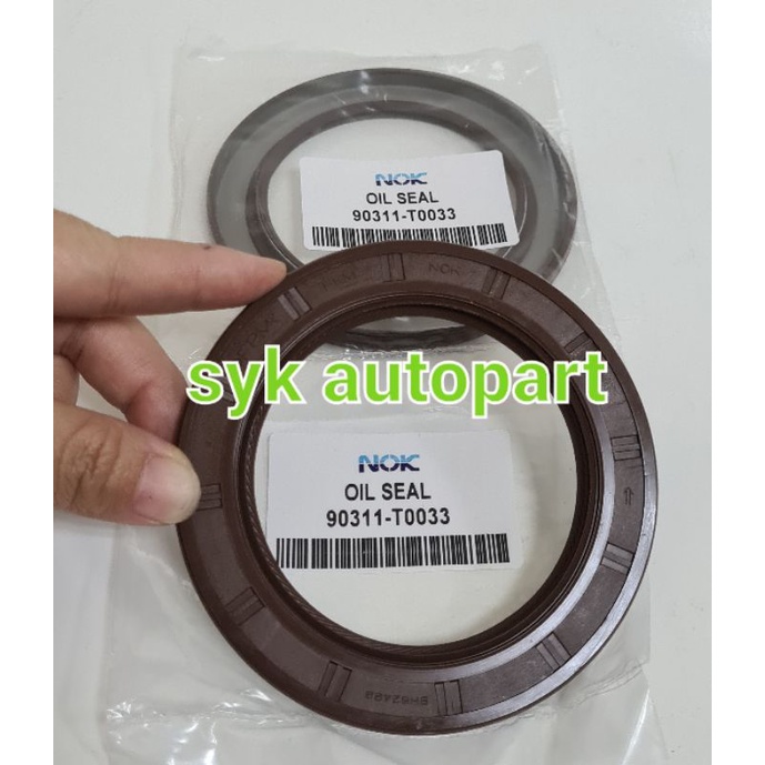 Seal 90311-T0033/seal ker as belakang vios/yaris coklat NOK