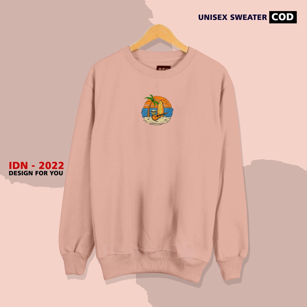 Brother Store - Sweater crewneck pria wanita - Vibes Pantai Bali