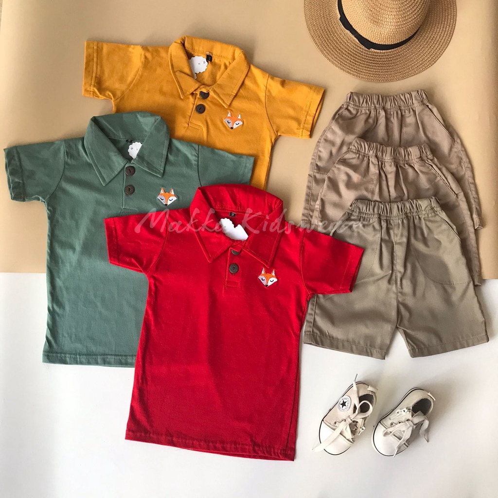 SETELAN BAJU ANAK POLO PREMIUM (1-10 TAHUN)