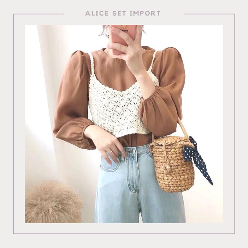 Alice Set Import | Atasan Rompi | Set Rompi