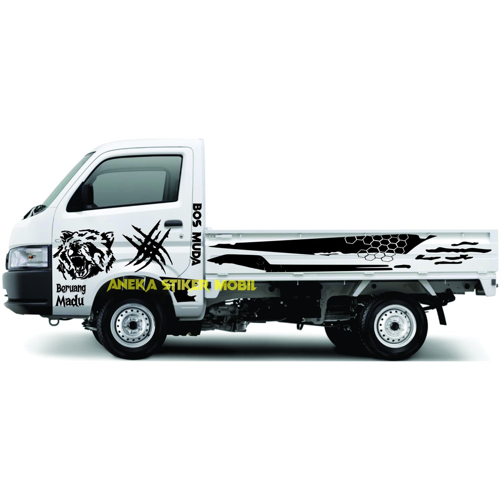 stiker mobil pick up new carry terbaru stiker mobil pick up new carry
