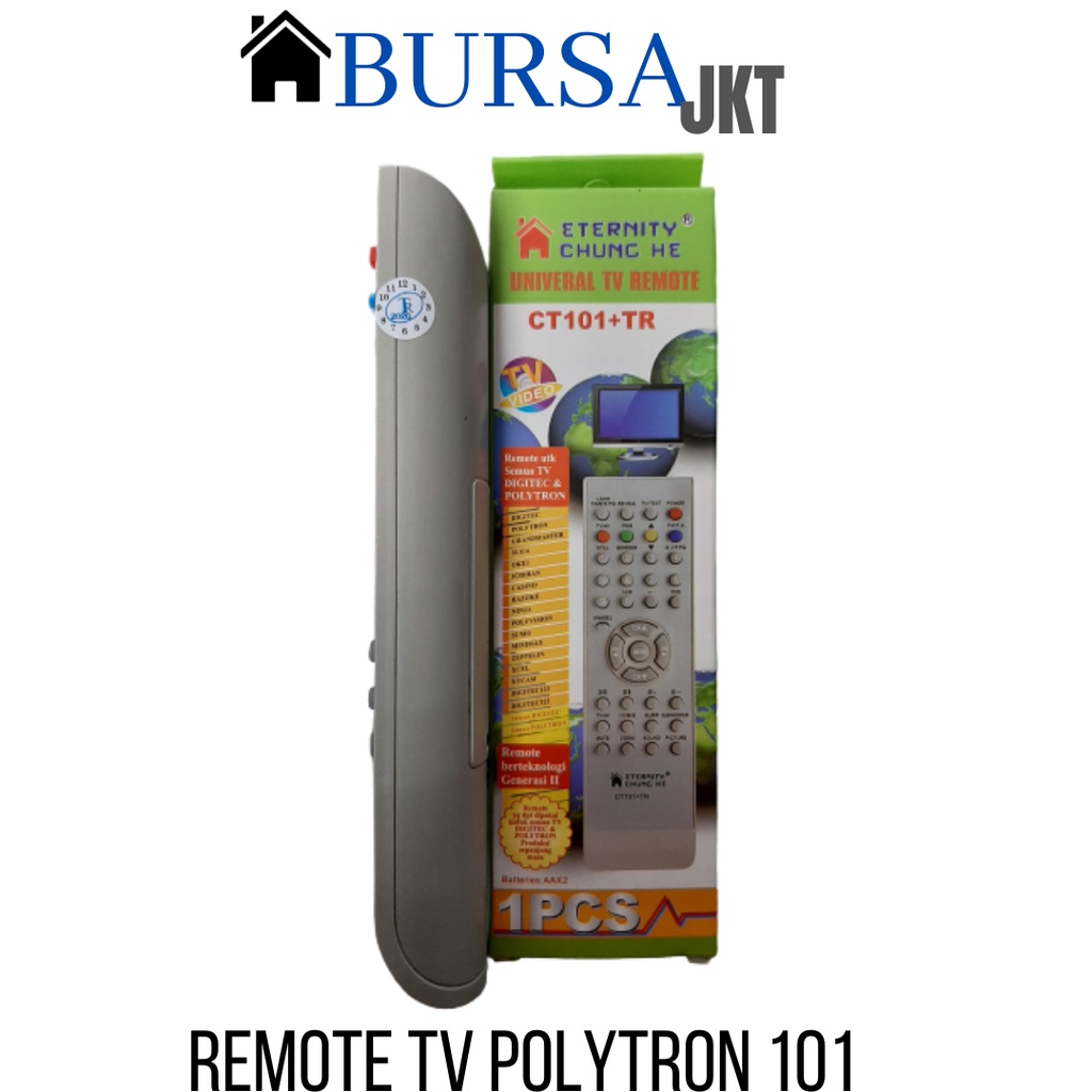 REMOTE TV POLYTRON DIGITEC TABUNG LCD POLYTRON MULTI FUNGSI 101