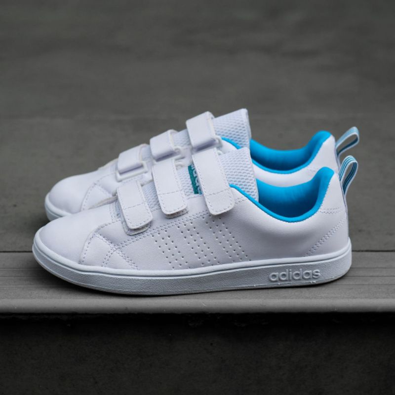 SEPATU ADIDAS NEO ADVANTAGE VELCRO WHITE TOSCA ORIGINAL