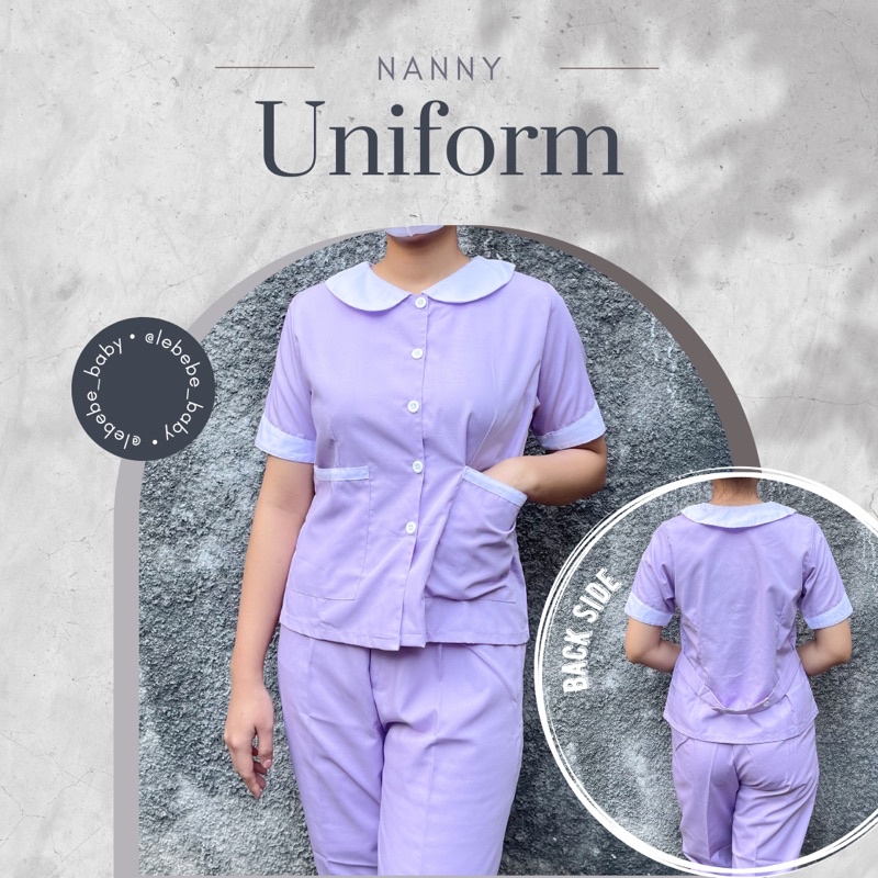 Baju Suster / Baju Baby Sitter / Seragam Suster / Nanny Uniform / Seragam Nanny / Seragam Baby Sitte
