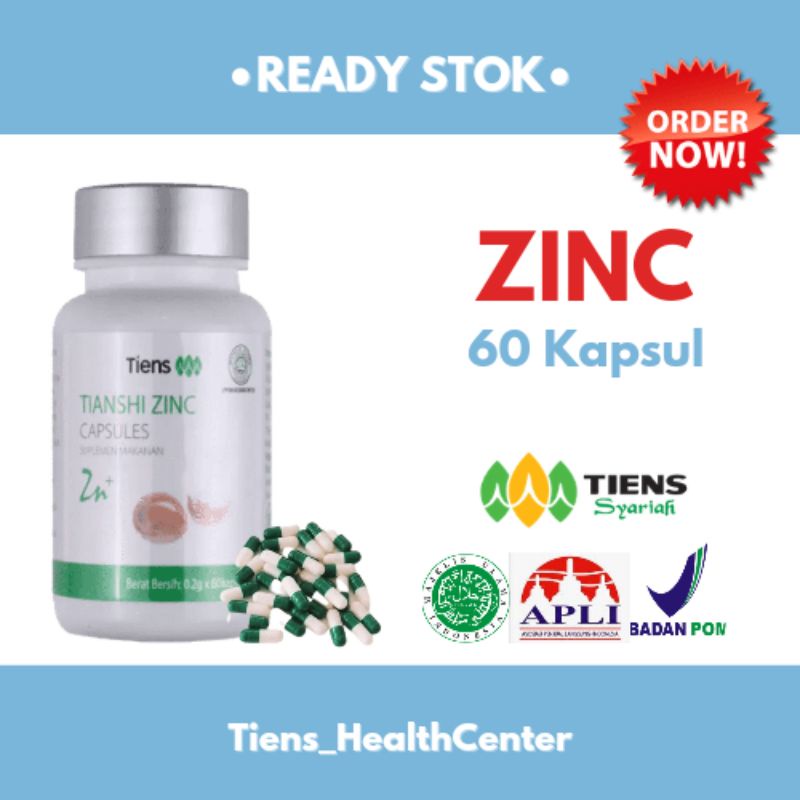 TIANSHI ZINC CAPSULE (Penggemuk Badan)