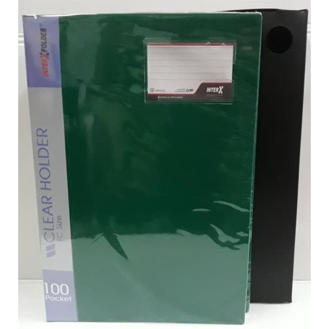 

Termurah Inter X Clear Holder Folio Isi 100 Lembar - Hijau Offic