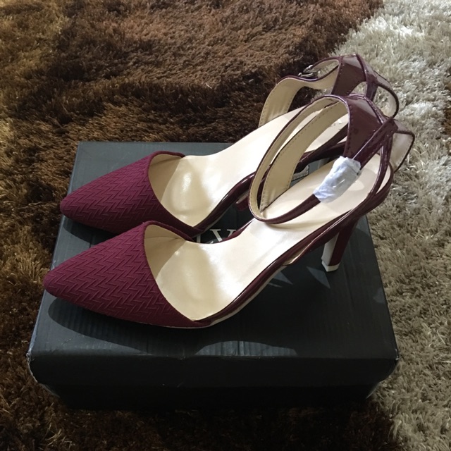 High Heels Zalora Maroon
