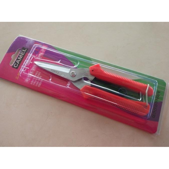 

BEST SELLER Gunting serbaguna CAMEL /gunting daun,seng,kertas,kain dll(kuat&tajam)
