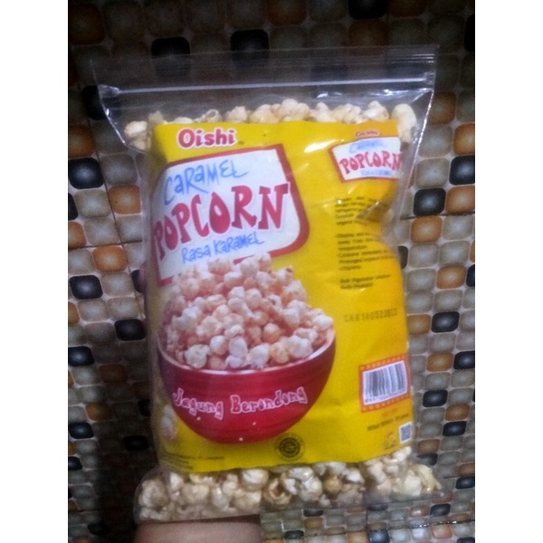

SNACK KILOAN ORIGINAL POPCORN OISHI KARAMEL 200 GRAM