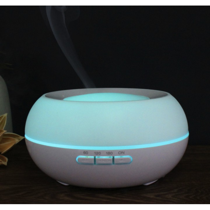 H01 - Essential Oil Aromatherapy Diffuser Ultrasonic Cool Mist Aroma Humidifier 7 Colors - 300 ml