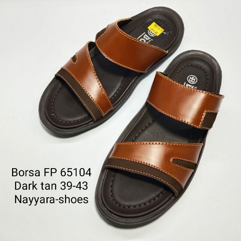 Sandal borsa sandal kulit pria sandal pria kasual sendal slop sendal pria