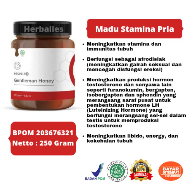 OBAT KUAT PRIA | MADU KEJANTANAN | LEMAH SYAHWAT