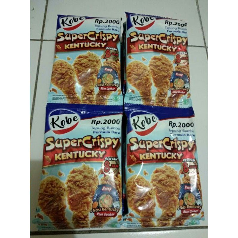 

Kobe Tepung Super Crispy Kentucky 1 renceng isi 10 pcs