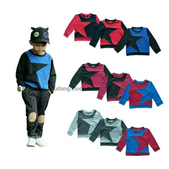 Starry sweater anak 1-5 tahun GUDANG.CLODI