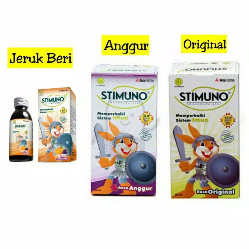 Stimuno Syrup 100ml Suplemen Daya Tahan Tubuh Anak ORIGINAL-BPOM