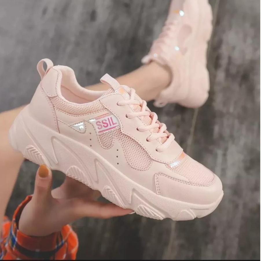 [ 6.6 ] *Banyak Peminat* SAHILA -  Sepatu Sneakers Wanita Korean Style Clashill  р