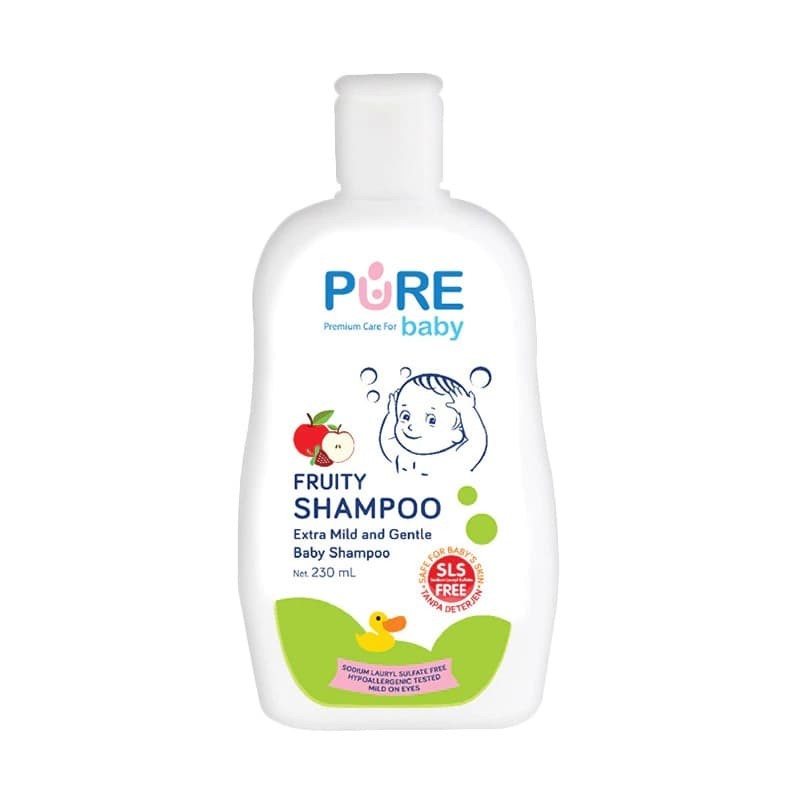 PURE BB Baby Shampoo 230ml Botol / 450ml Refil Fruity / Freshy